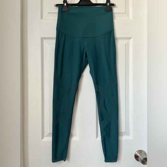 Fanka Women's Body Sculpt Reversible Wear Forest Green Sculpt 26” Leggings S - Picture 6 of 12